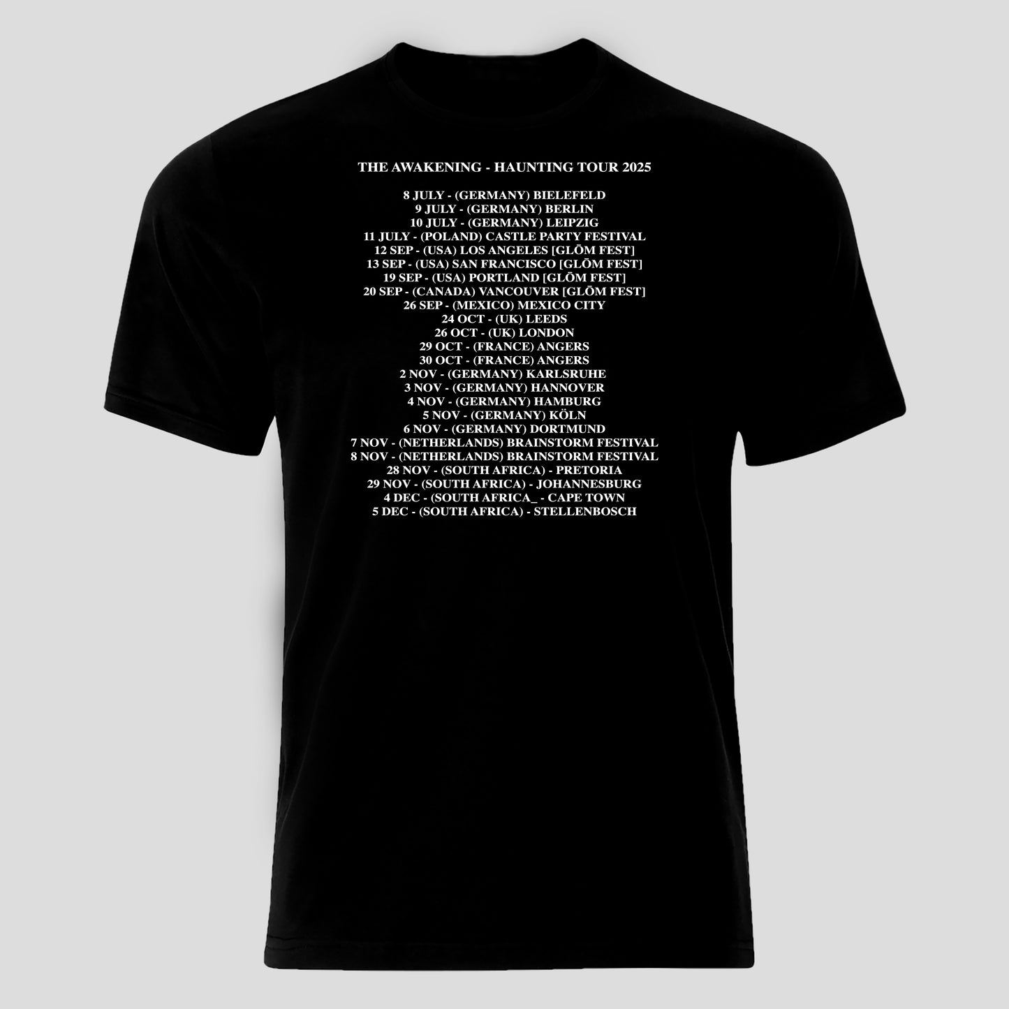 THE AWAKENING - HAUNTING TOUR T-SHIRT 2025